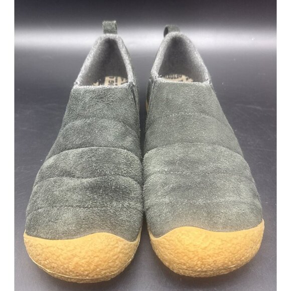 Keen Men’s Howser Harvest Green Suede Rubber Sole Slip On Loafer Slipper Sz 9 - Picture 2 of 12